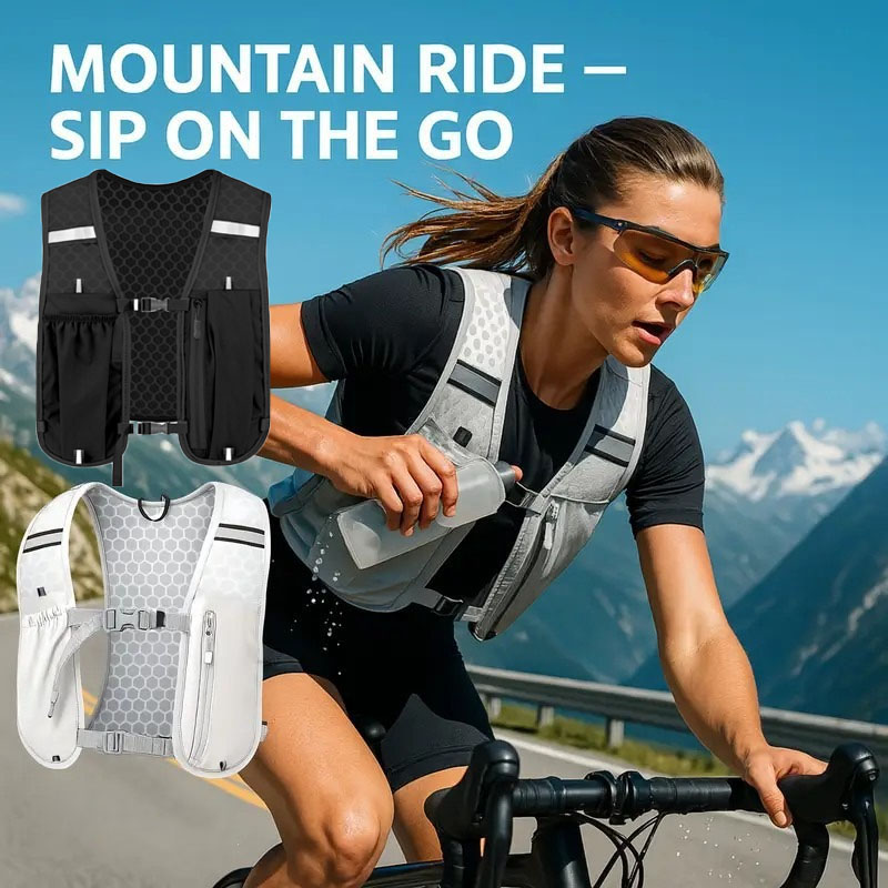 Cycle Gear - حقيبة ظهر رياضية خفيفة الوزن مقاومة