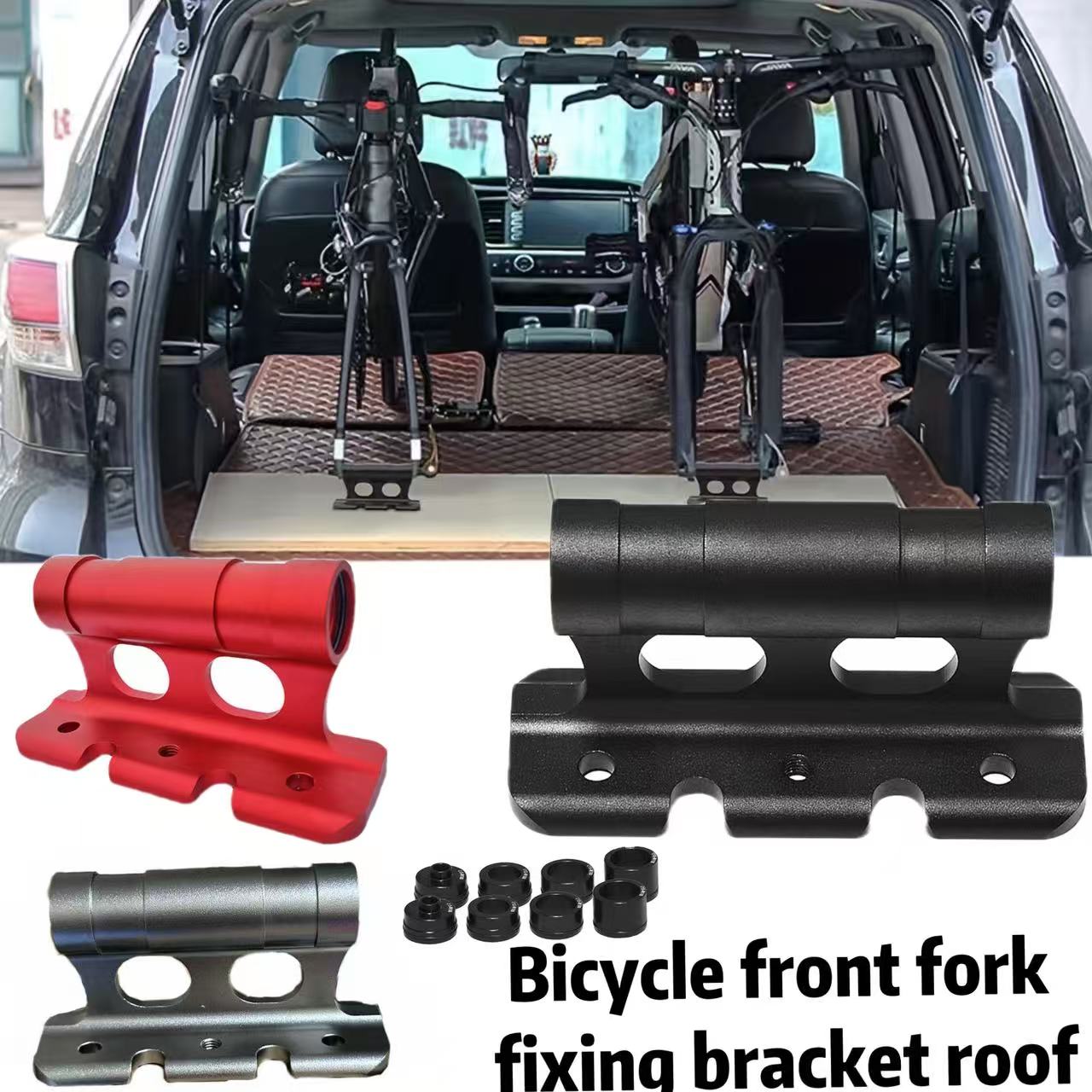 Cycling Gear Organizer Wall - حامل تثبيت الشوكة الأمامية للدراجة، إطار