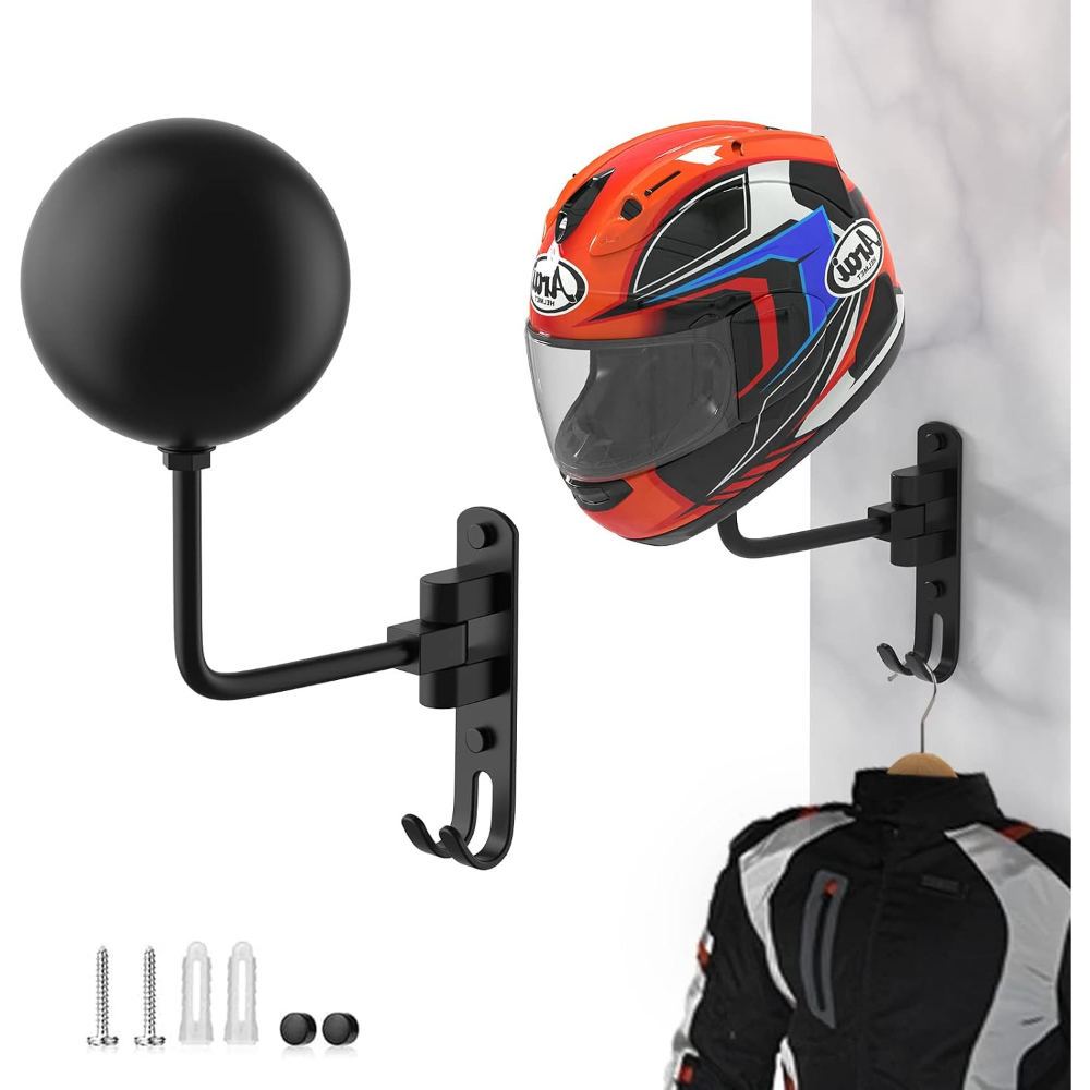 Cycling Gear Organizer Wall - حامل خوذة للتثبيت على الحائط 180