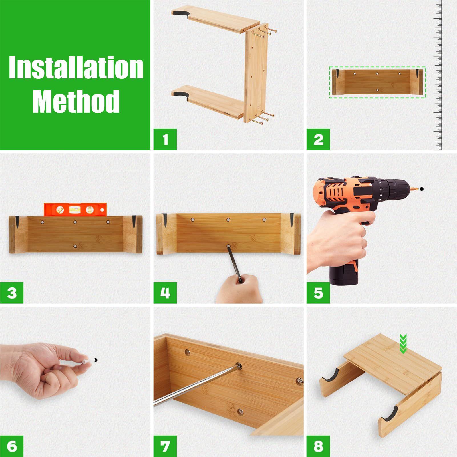 Cycling Gear Organizer Wall - حامل دراجات خشبي يثبت على الحائط