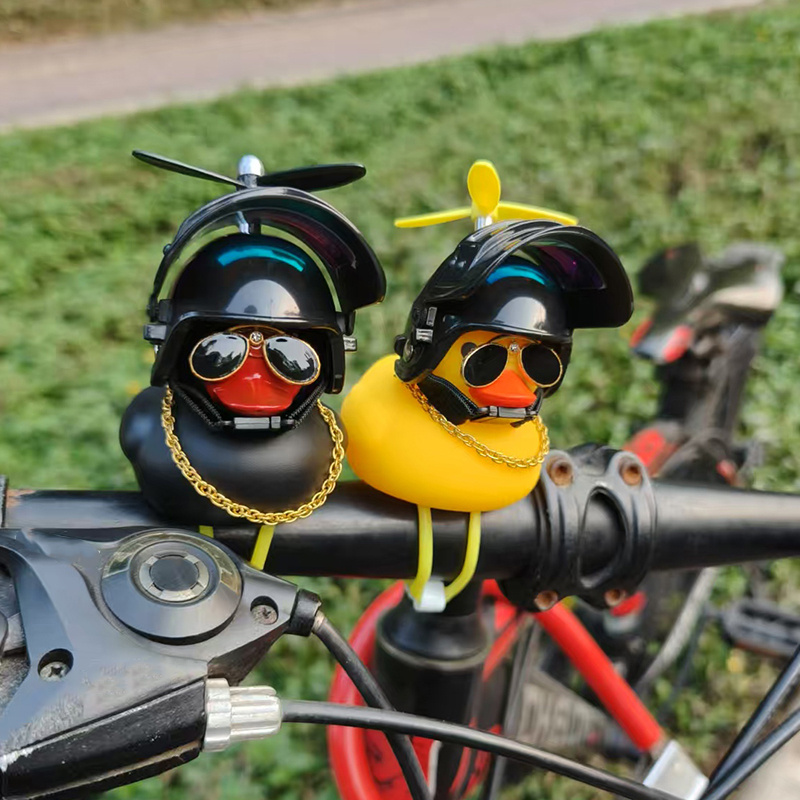لطيف المطاط بطة دراجة المقود ا - مراجعة Yellow Cycling Gear وسعره