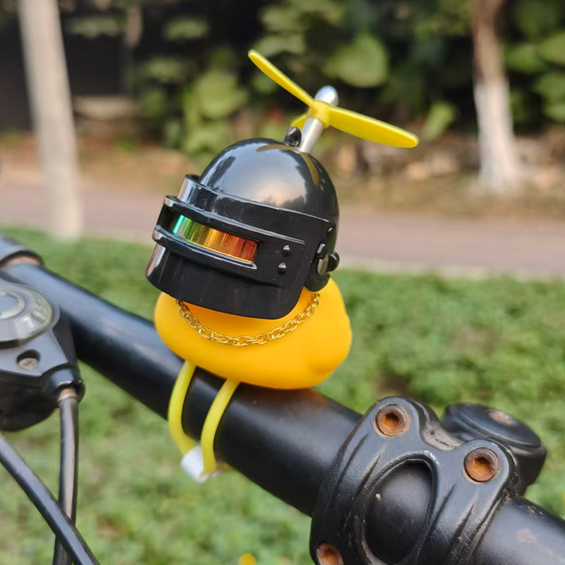 لطيف المطاط بطة دراجة المقود ا - مراجعة Yellow Cycling Gear وسعره