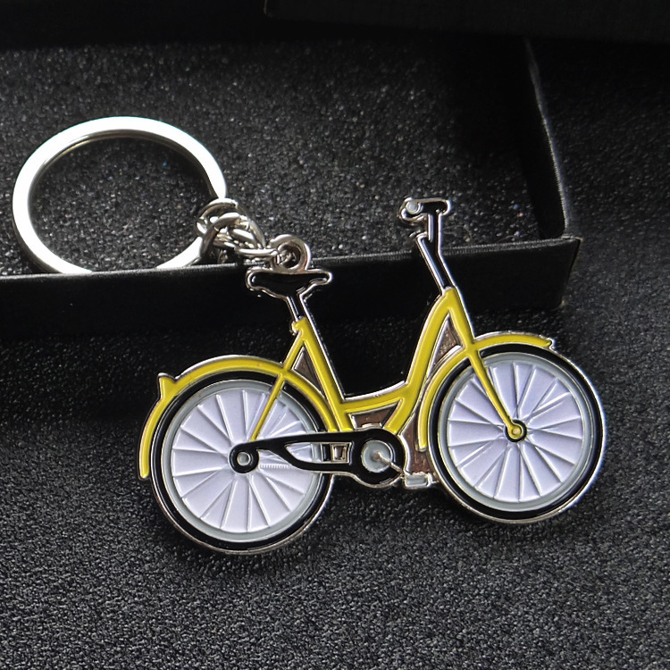 جديد الأصفر دراجة مفتاح سلسلة  - مراجعة Yellow Cycling Gear وسعره