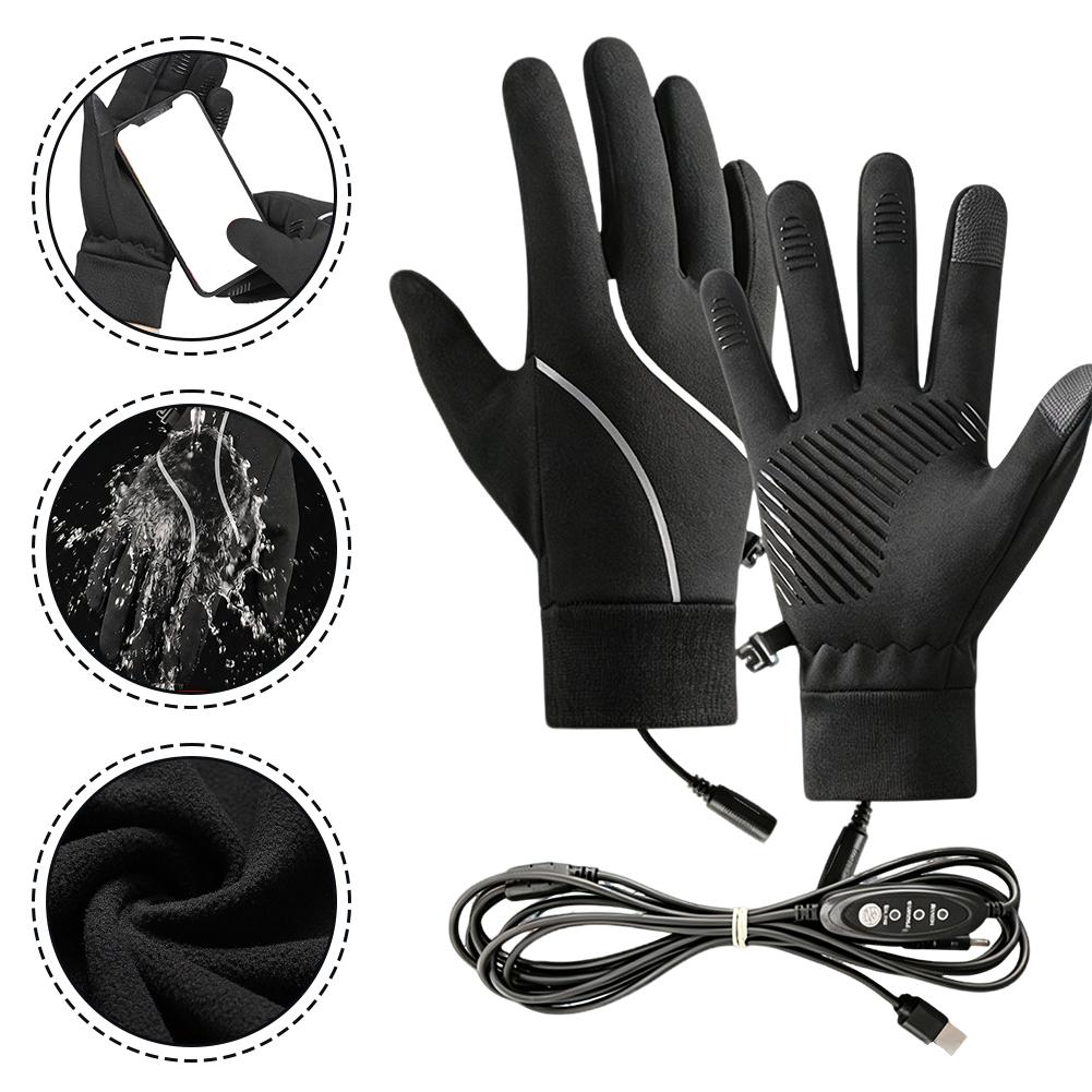 قفازات شتوية قابلة للشحن مع تد - مراجعة Gear In Cycling وسعره