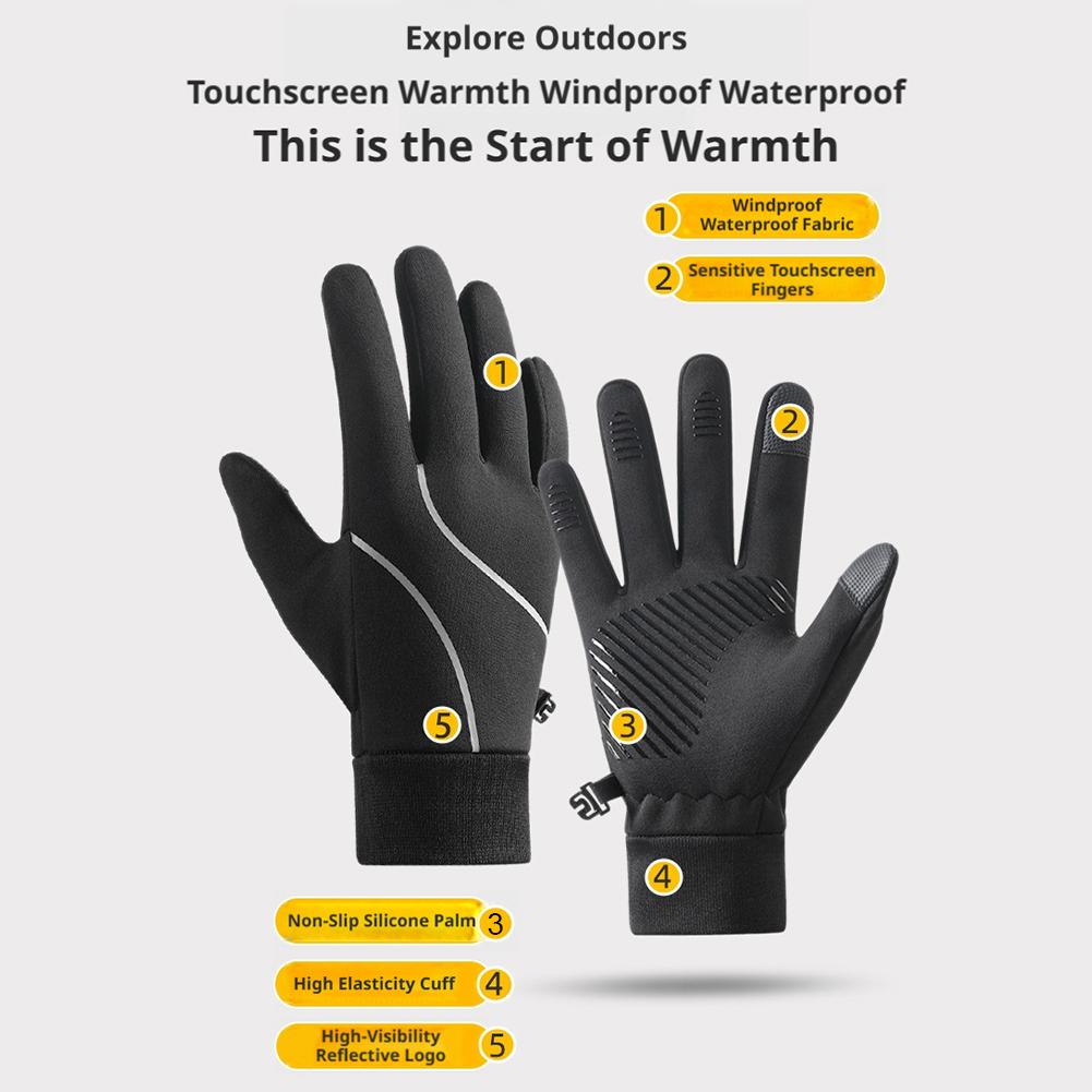 قفازات شتوية قابلة للشحن مع تد - مراجعة Gear In Cycling وسعره
