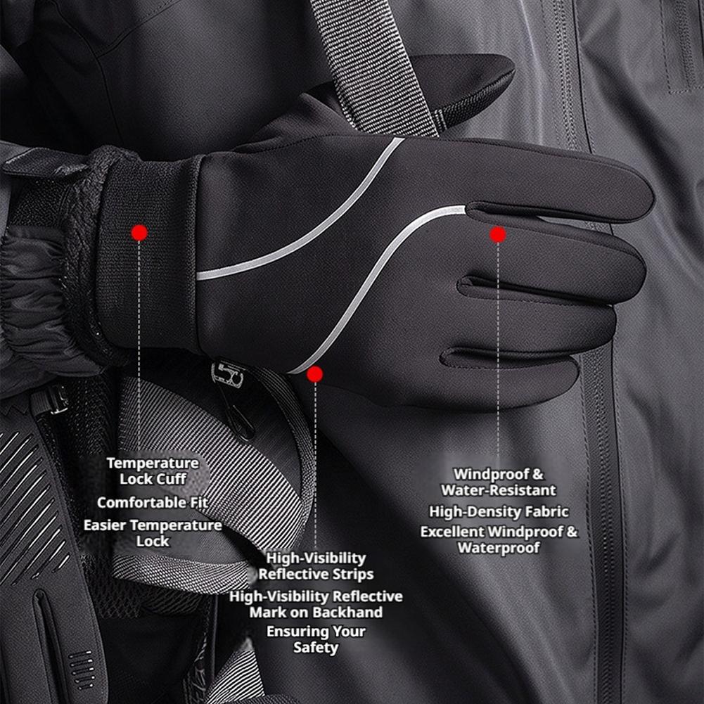قفازات شتوية قابلة للشحن مع تد - مراجعة Gear In Cycling وسعره