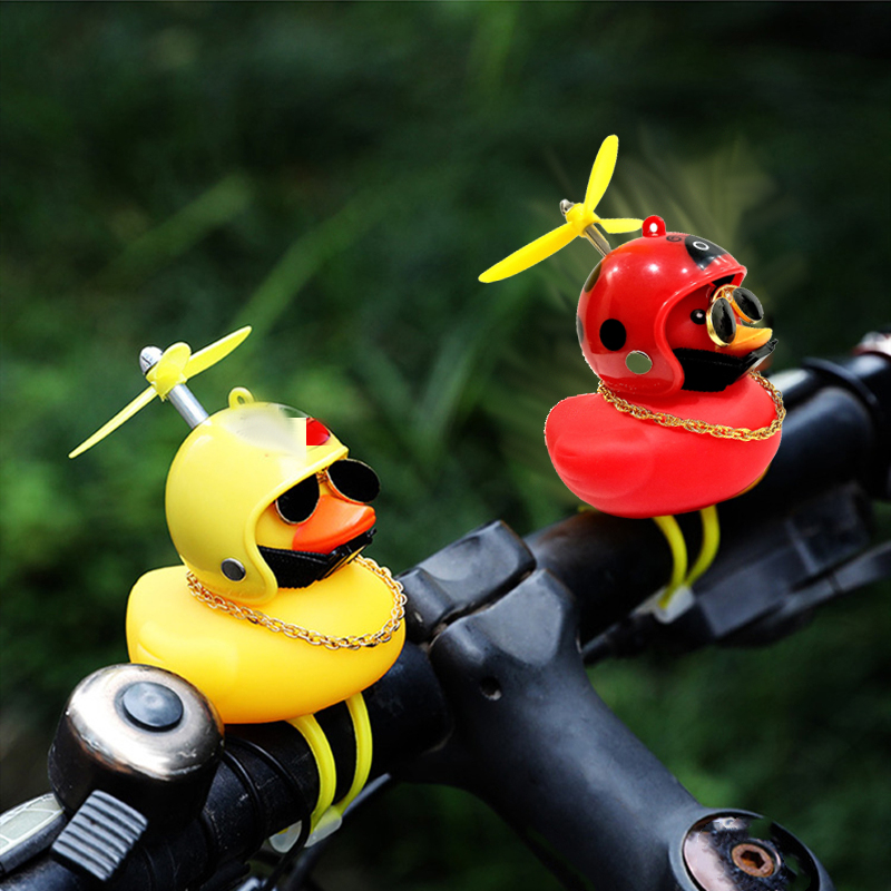 بطة مطاطية لطيفة لتزيين مقود ا - مراجعة Yellow Cycling Gear وسعره