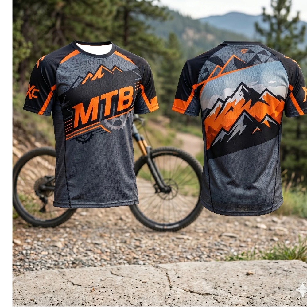 قميص رياضي للرجال بطباعة معدات - مراجعة Xc Cycling Gear وسعره