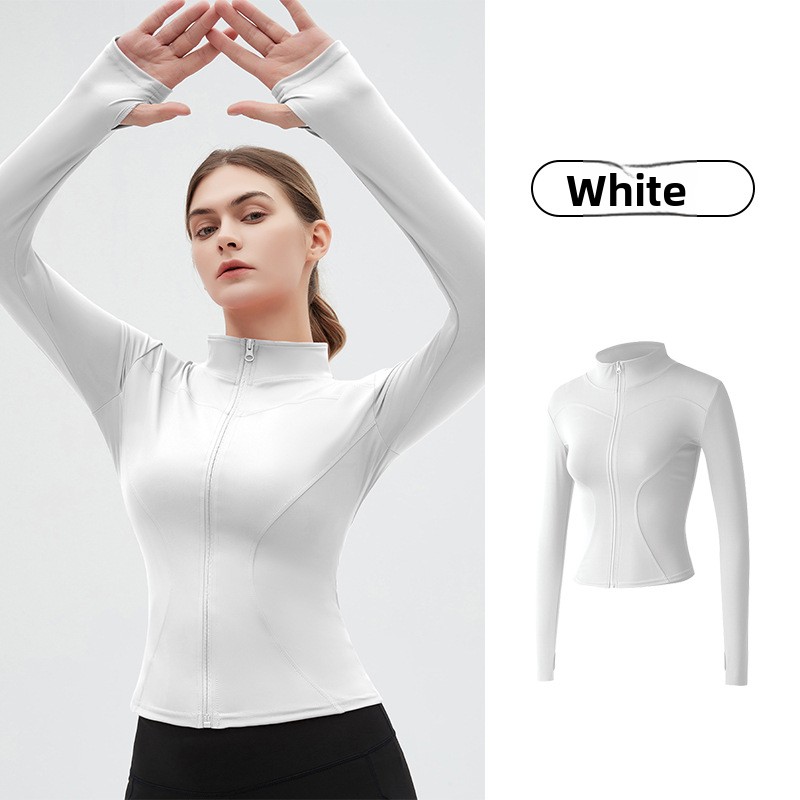 سترة يوغا نسائية بياقة مرتفعة  - مراجعة Cycling Gear Winter وسعره