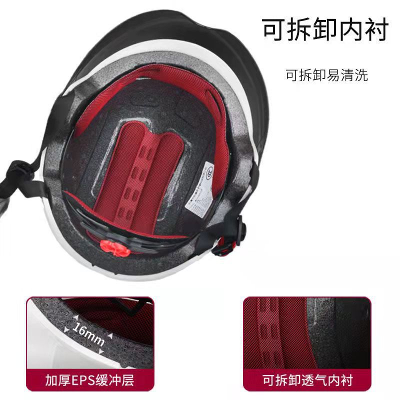 خوذة نصفية معتمدة 3C مع نظارات - مراجعة Aero Cycling Helmet وسعره