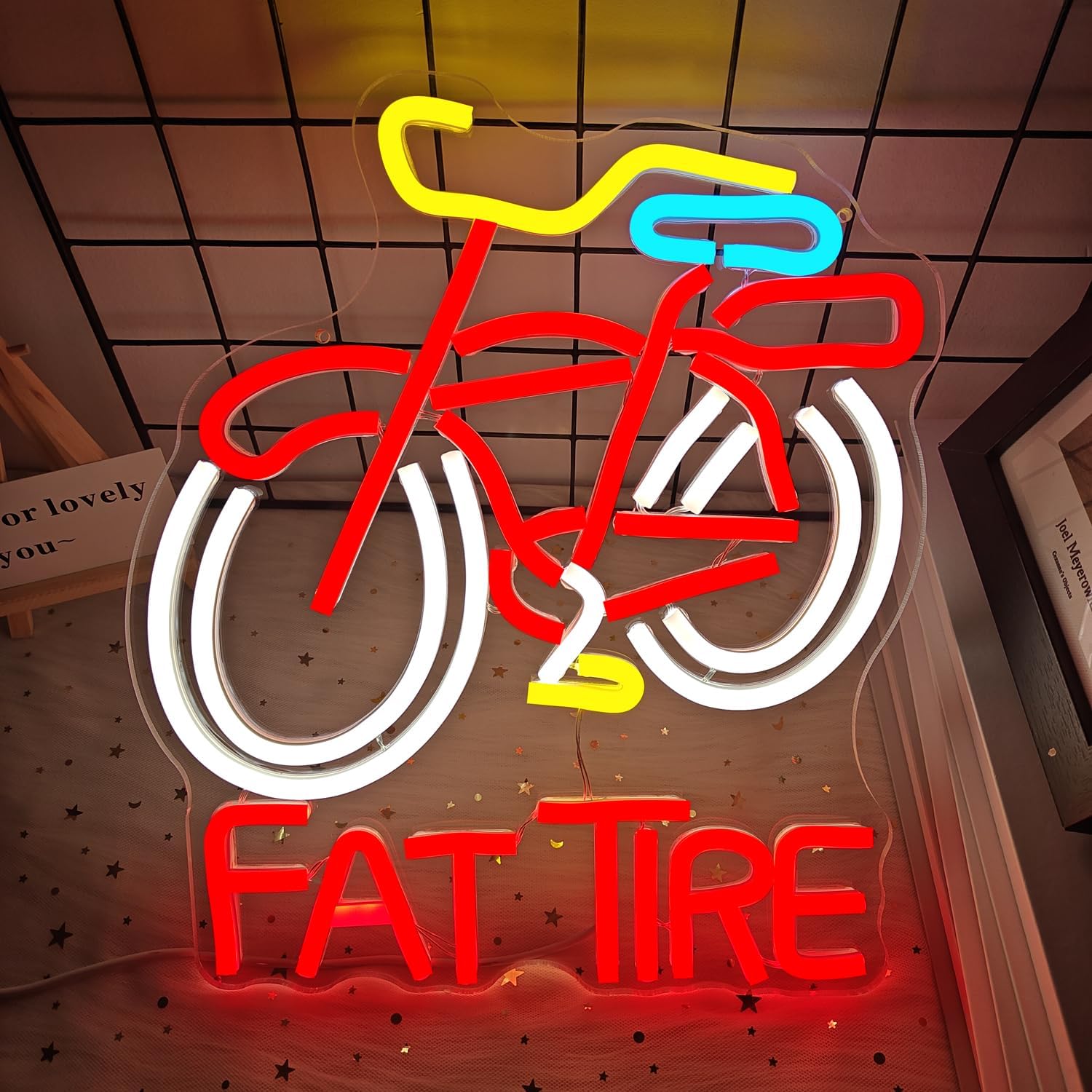 لافتة نيون LED على شكل دراجة ب - مراجعة Cycling Gear Indoor وسعره