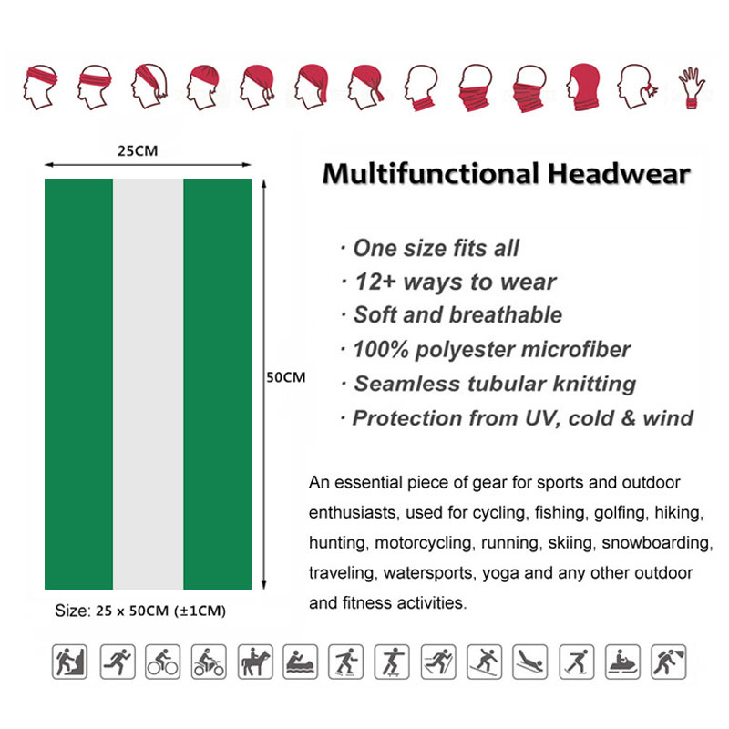 نيجيريا العلم باندانا النساء ا - مراجعة Cycle Gear وسعره