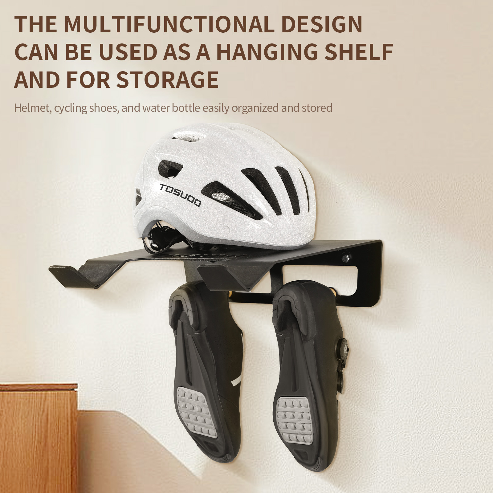 حامل دراجة للتعليق على الحائط  - مراجعة Cycling Gear Organizer Wall وسعره